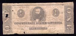 $1 ... Confederate States ... Bank Note