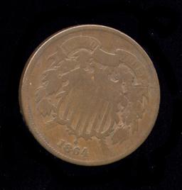 1864 ... 2 Cent Piece