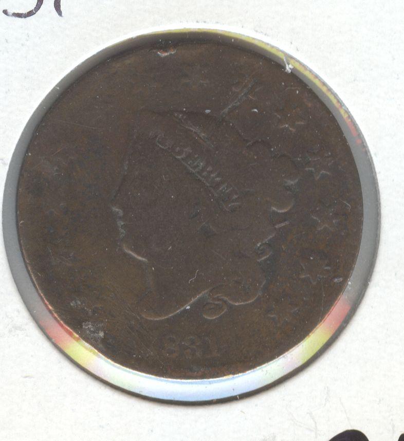 1831 LARGE CENT