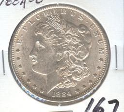 1884-O MORGAN SILVER DOLLAR