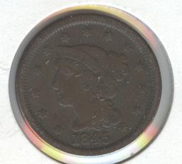 1845 LARGE CENT