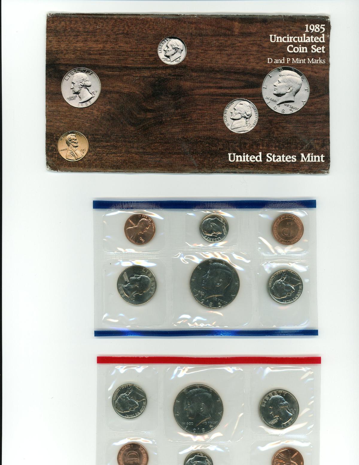 1985-P&D MINT SET
