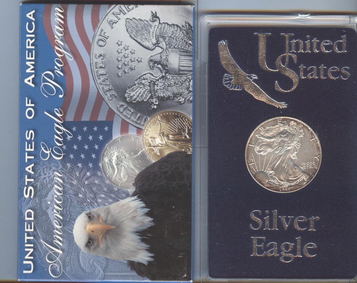 1996 UNC SILVER EAGLE