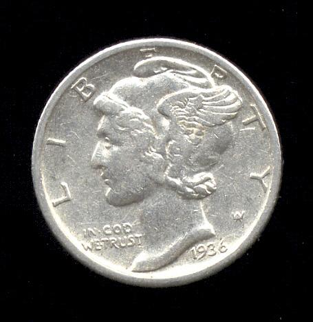 1936 ... High Grade ... Mercury Dime