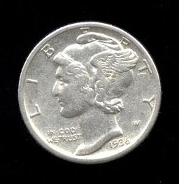 1936 ... High Grade ... Mercury Dime
