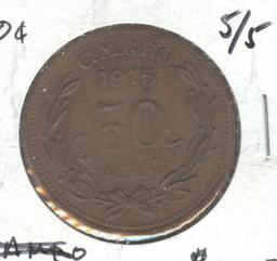1915 C.M. GRO/MEX 50 CENTAVOS