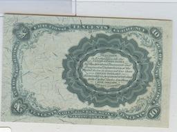 SERIES OF 1874 10c FRACTIONAL CURRENCY