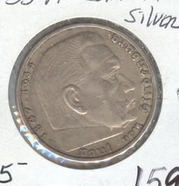 1935-A GERMANY 5 MARK