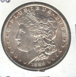 1886 MORGAN SILVER DOLLAR