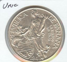 *1947 PANAMA SILVER UN BALBOA