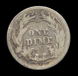 1910-D ... Better Date ... Barber Dime