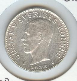 *1938-G SWEDEN 2 KR