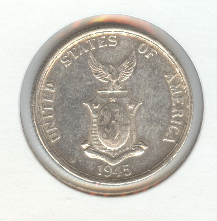 *1945-S PHILIPPINES 50c