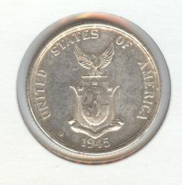 *1945-S PHILIPPINES 50c