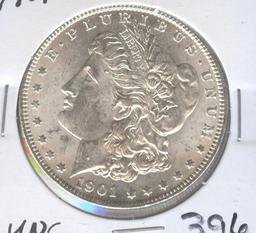 1901-O MORGAN SILVER DOLLAR