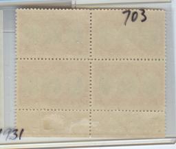 MNH PLATE BLK OF FOUR 1931 SCOTT #703