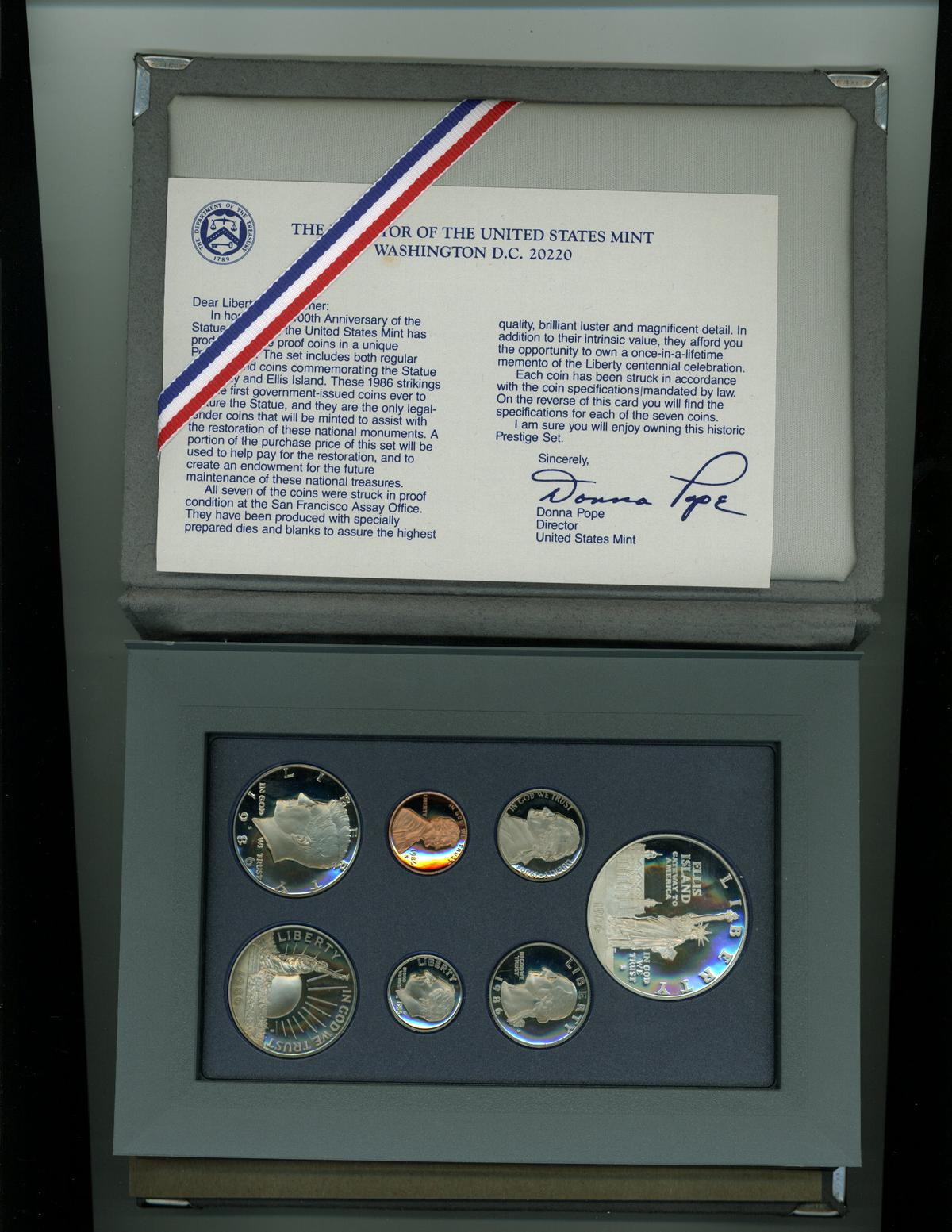1986 PRESTIGE PROOF SET