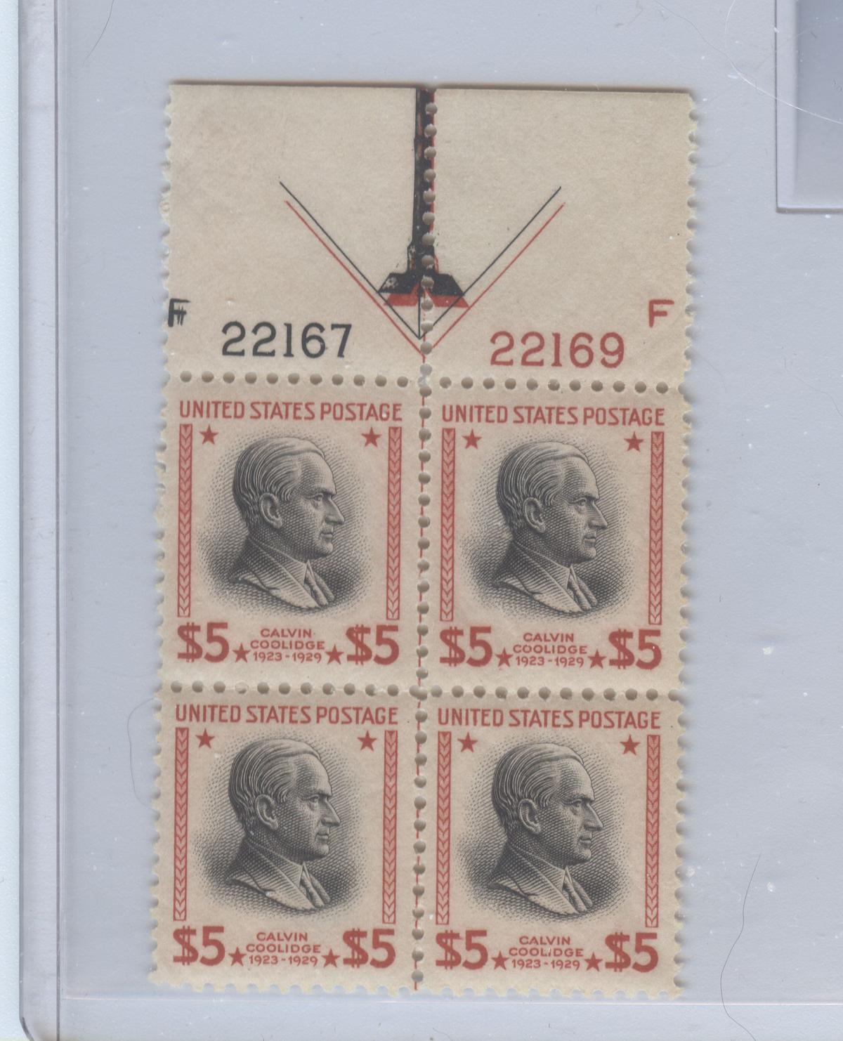 ARROW BLOCK OF 4 SCOTT#834
