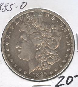 1885-O MORGAN SILVER DOLLAR
