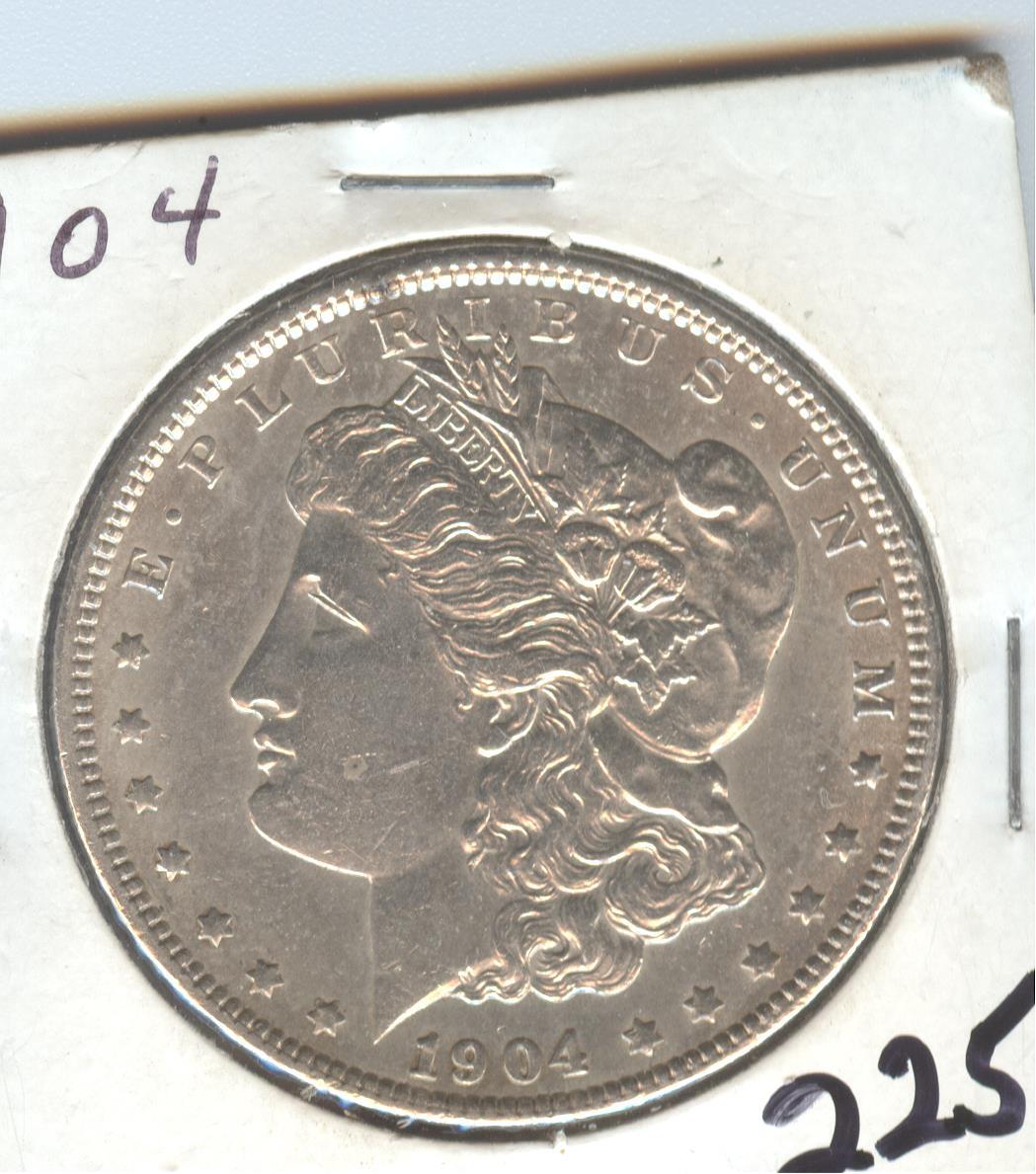 1904 MORGAN SILVER DOLLAR