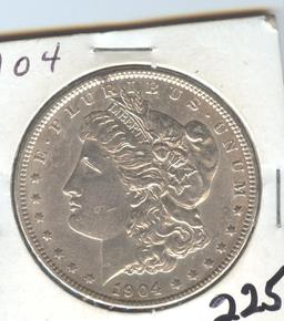 1904 MORGAN SILVER DOLLAR