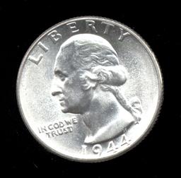 1944 ... GEM UNC ... Washington Quarter