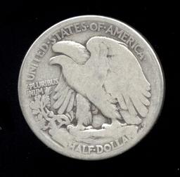 1917 ...  Bold Clear Date  ... Walking Liberty Half Dollar
