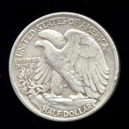 1937 ...  Better Grade  ... Walking Liberty Half Dollar