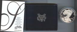 2007 SILVER EAGLE PROOF