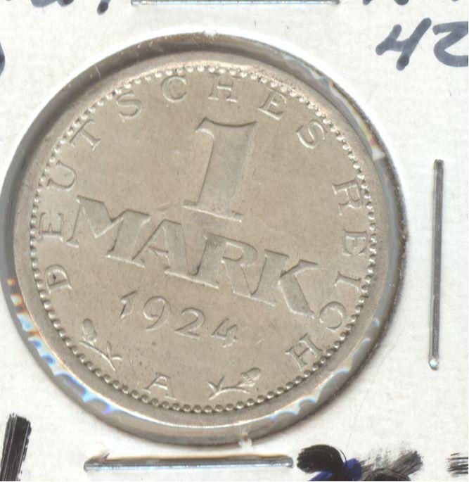 *1924-A GERMANY 1 MARK