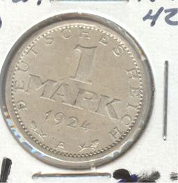 *1924-A GERMANY 1 MARK