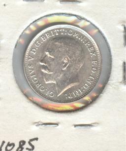 *1918 GREAT BRITAIN 3 PENCE