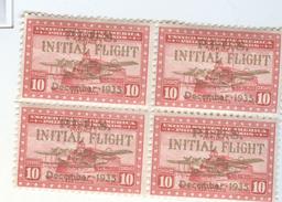 PHILIPPINE(U.S) BLK OF 4 INITIAL FLIGHT