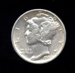 1940-S ... High Grade ... Mercury Dime