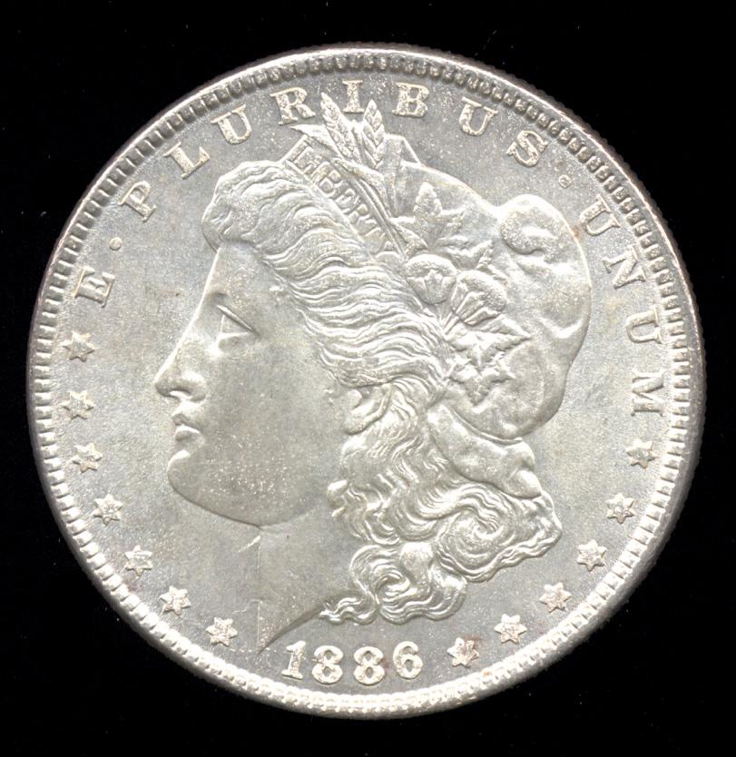1886 ... CH BU UNC ... Morgan Dollar