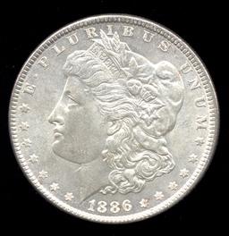 1886 ... CH BU UNC ... Morgan Dollar