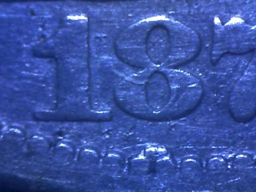1875 LIBERTY SEATED DIME, DATE IN DENTICLES