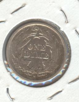 1875-S SEATED LIBERTY DIME