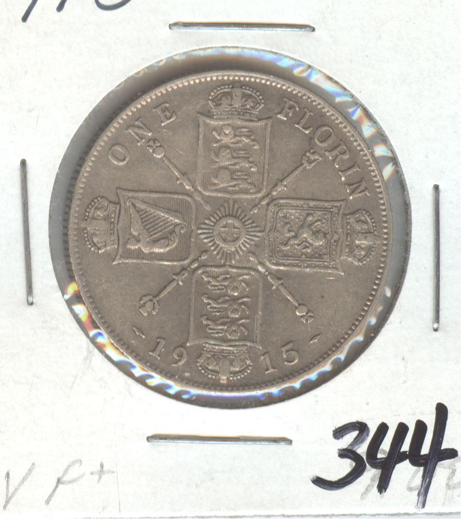*1915 GREAT BRITAIN FLORIN