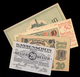 5 Notes ... 1920 Notgeld ... Old Money