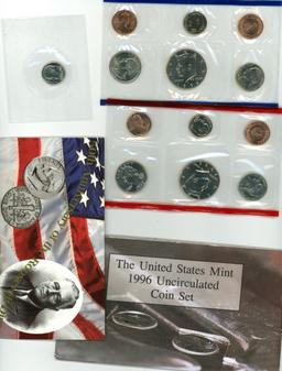 1996 MINT SET W/DIME