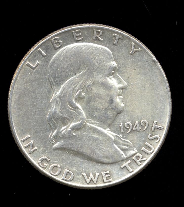 1949 ... Better Grade ... Franklin Half Dollar