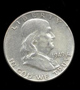 1949 ... Better Grade ... Franklin Half Dollar