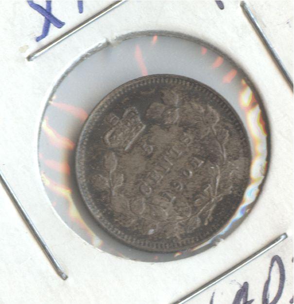 1901 CANADA 5c SILVER