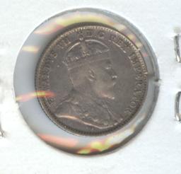 1903-H CANADA 5c SILVER