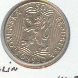 *1949 CZECHOSLAVAKIA 50 KORUM