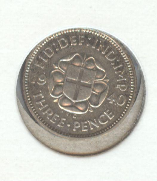 *1940 GREAT BRITAIN 3 PENCE
