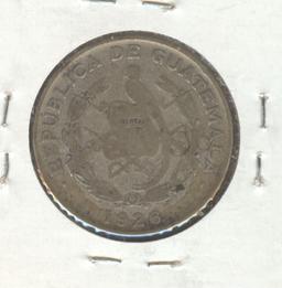 *1926 GUATEMALA 1/4 QUETZAL