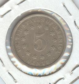 1883 SHIELD NICKEL