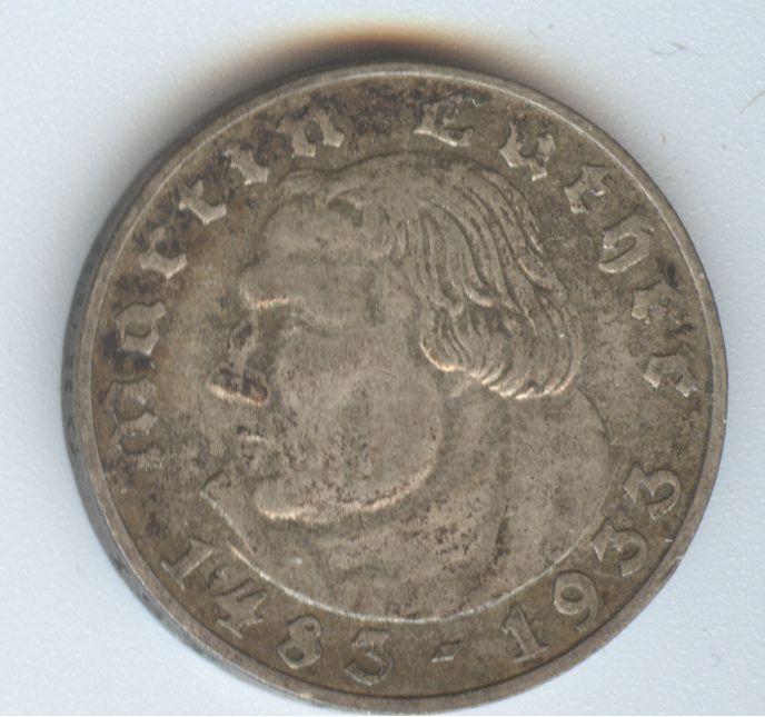 1933 GERMANY 2 MARK